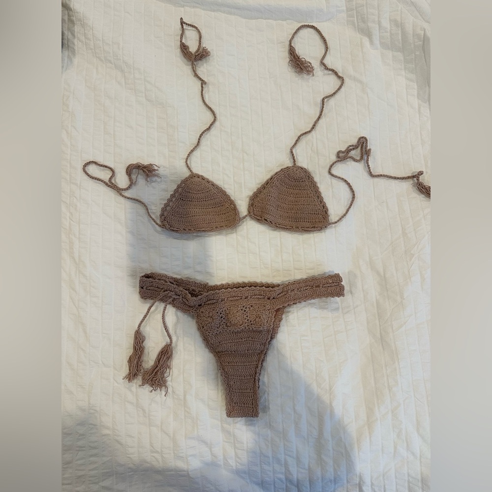 Knitted bikini set size Small
